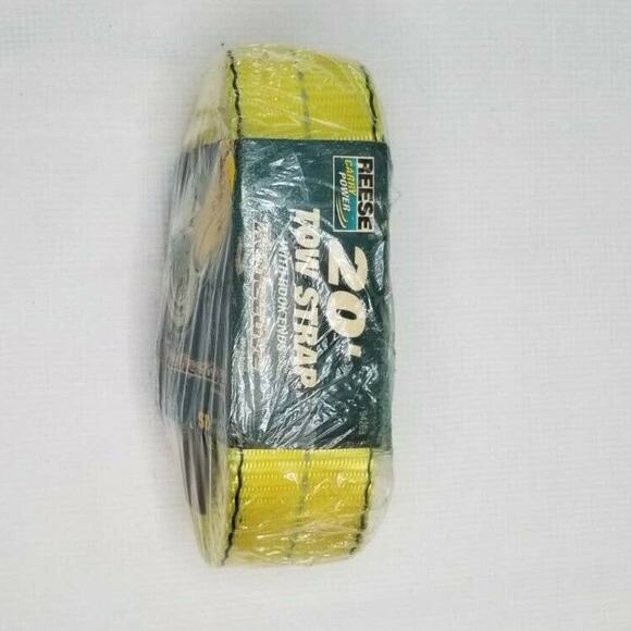 Reese Carry Power 2"x20' Reflective Super Duty Recovery Tow Strap With Hook Ends - Picture 3 of 3